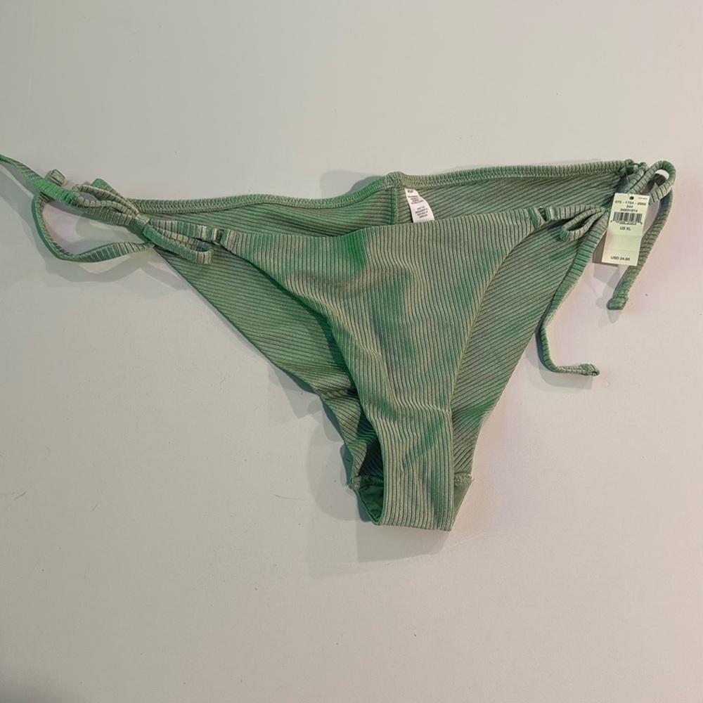 [Aerie] NWT Shine Rib Cheekiest Tie Bottoms